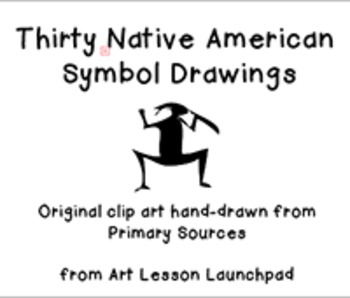 Preview of Thanksgiving Clip Art: Native American Drawings from Primary Sources