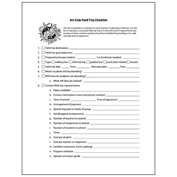 ib art workbook checklist clipart