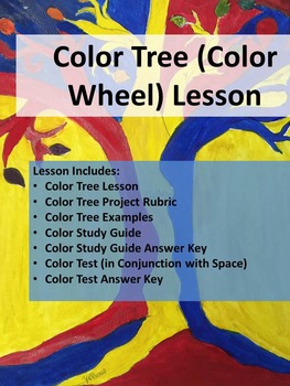Preview of Art - Color Tree (Color Wheel) lesson