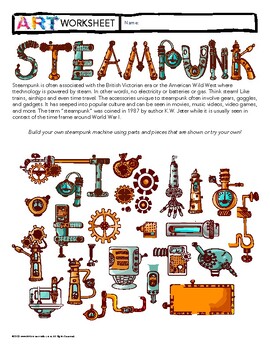steampunk drawing machinery