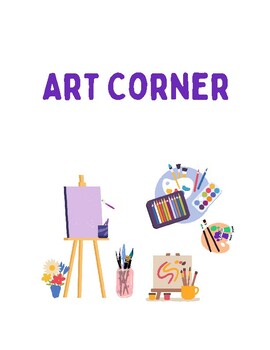 Preview of Art Corner (Digital, Printable)