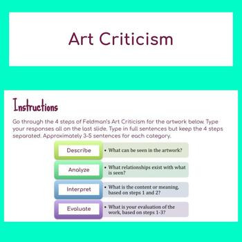Preview of Art Criticism Prompts (12)