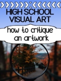 Art Critique - how to critique an artwork or photograph