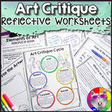 Art Critiques: Activities & Worksheets for Contemporary & 