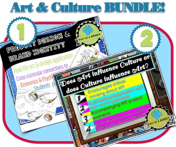 Preview of Art & Culture / Brand Identity BUNDLE! Art can influence Society & so can you!