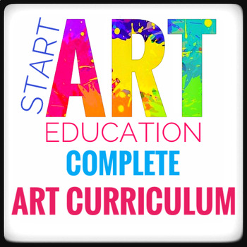 Preview of Art Curriculum Complete set of lessons and support for Middle School