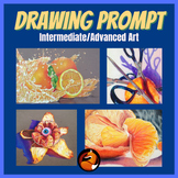 Colored Pencil Art Drawing Prompt Bundle Advanced Drawing 