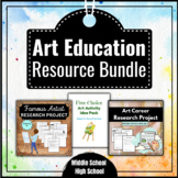 Art Education Resource Bundle ( Buy all 3 -- Save Money )