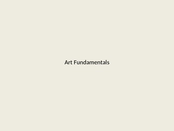 Preview of Art Element Fundamentals