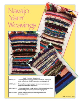 Preview of Art - Elementary/Middle School Navajo Yarn Weavings