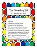 Art Elements Game, Printable Cards for "I Have... Who Has?