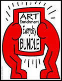Art Enrichment Everyday BUNDLE Activity Coloring Pages