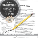 Syllabus Template for Visual Art Classes: First Day of Sch