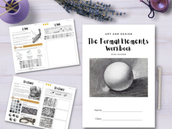 Preview of Art: Formal Elements Activity Workbook
