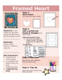 Art Heart Handout for Art Substitute Elementary Art Lesson