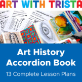 Art History Accordion Book - 13 Art Lessons Included
