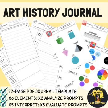 Preview of Art History Analysis Journal Template