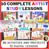 Art History Art Projects for Middle School- Famous Artist 