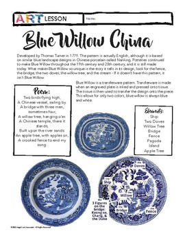 Blue Willow china pattern