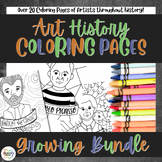 Faith Ringgold Art History Printable Coloring Sheet/Coloring Page