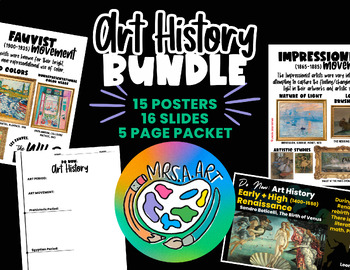 Preview of Art History DO-NOW Bundle