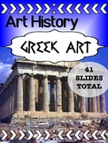 Art History - Greek Art for high school or middle school