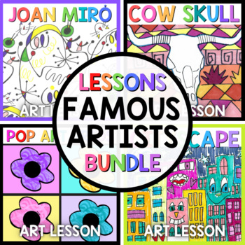 Preview of Art History Lesson - Famous Artists - Art Activities and Sub Plans