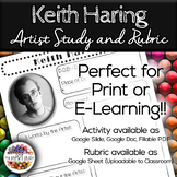 Keith Haring: Famous Artist Art History Lesson and Rubric