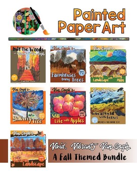 Preview of Art History Lessons: Vivid, Vibrant Van Gogh  A Fall Themed Bundle