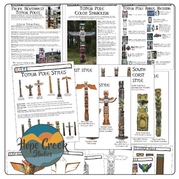 Art History: Pacific Northwest Totem Poles — Lesson Worksheets Presentation