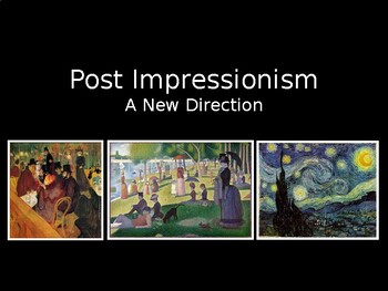 Preview of Post Impressionism 49 Slide Powerpoint