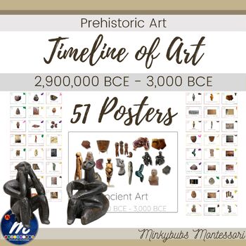 Preview of Art History Posters Ancient Timeline Posters Classroom Decor Bulletin Board