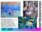 Art History Time Line (Impressionism to Land Art) 1865-present