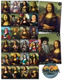 Art History Trading Cards Famous Artist MONA LISA Meme Leo