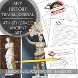 Distance Learning Art History Travel Journal for Late Elem