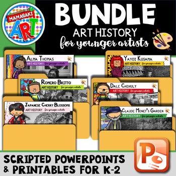 Preview of Art History for Younger Artists- GROWING BUNDLE