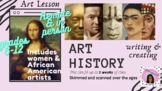 Art History thru the ages, remote/distance learning, hands