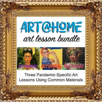 Preview of Art @ Home: Pandemic-Specific Art Lesson Bundle