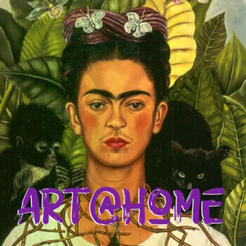 Preview of Art @ Home: Pandemic-Specific Frida Kahlo Self-Portrait Lesson