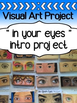 Art Intro - In Your Eyes - First week assignment for high school
