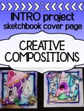 Art Intro Sketchbook COVER PAGE - Creative Compositions