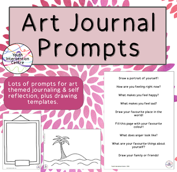 Art Journal Prompts by MindfulMollie | TPT