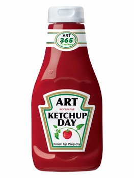 Preview of Art Ketchup Day Sign