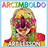 Arcimboldo Art Lesson- Food Faces Art Game - Art Substitute Plans