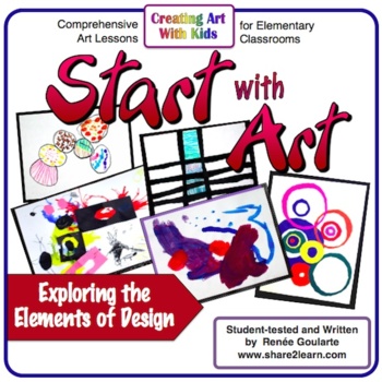 Art Activities Task Card Bundle by Renee Goularte Creating Art