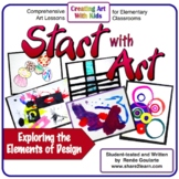 Art Lesson Bundle Elements of Art Start with Art