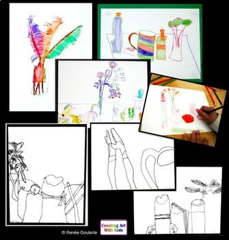 Art Activities Task Card Bundle by Renee Goularte Creating Art With Kids