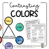 Art Lesson • Contrasting Colors • Color Lesson for Colors 