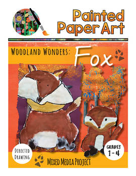 Preview of Art Lesson: Directed Drawing~Woodland Wonders: FOX