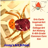 Art Lesson Eric Carle Spiders Grade 1st to 6th Grade Colla